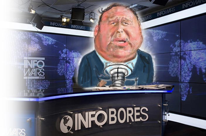 Alex Jones Info Wars by Edward Bonthrone